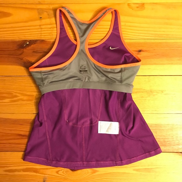Nike Dri Fit Purple Built-in Bra Tank Top, EUC, M - Picture 13 of 14